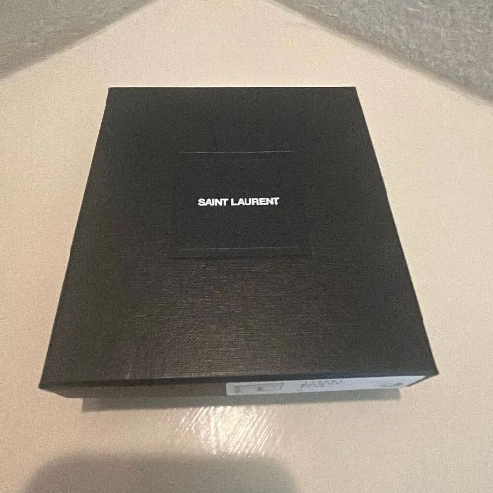 Saint Laurent Small Gift Box & Dust Bag Black Storage Minimalist Luxury Display